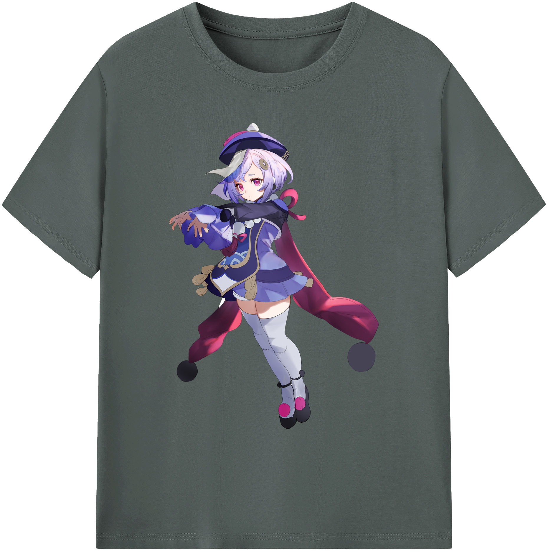 げんし神 七七 なな  genshin Nana 綿100％ メンズ半袖Tシャツ｜肌触りやわらか＆通気性